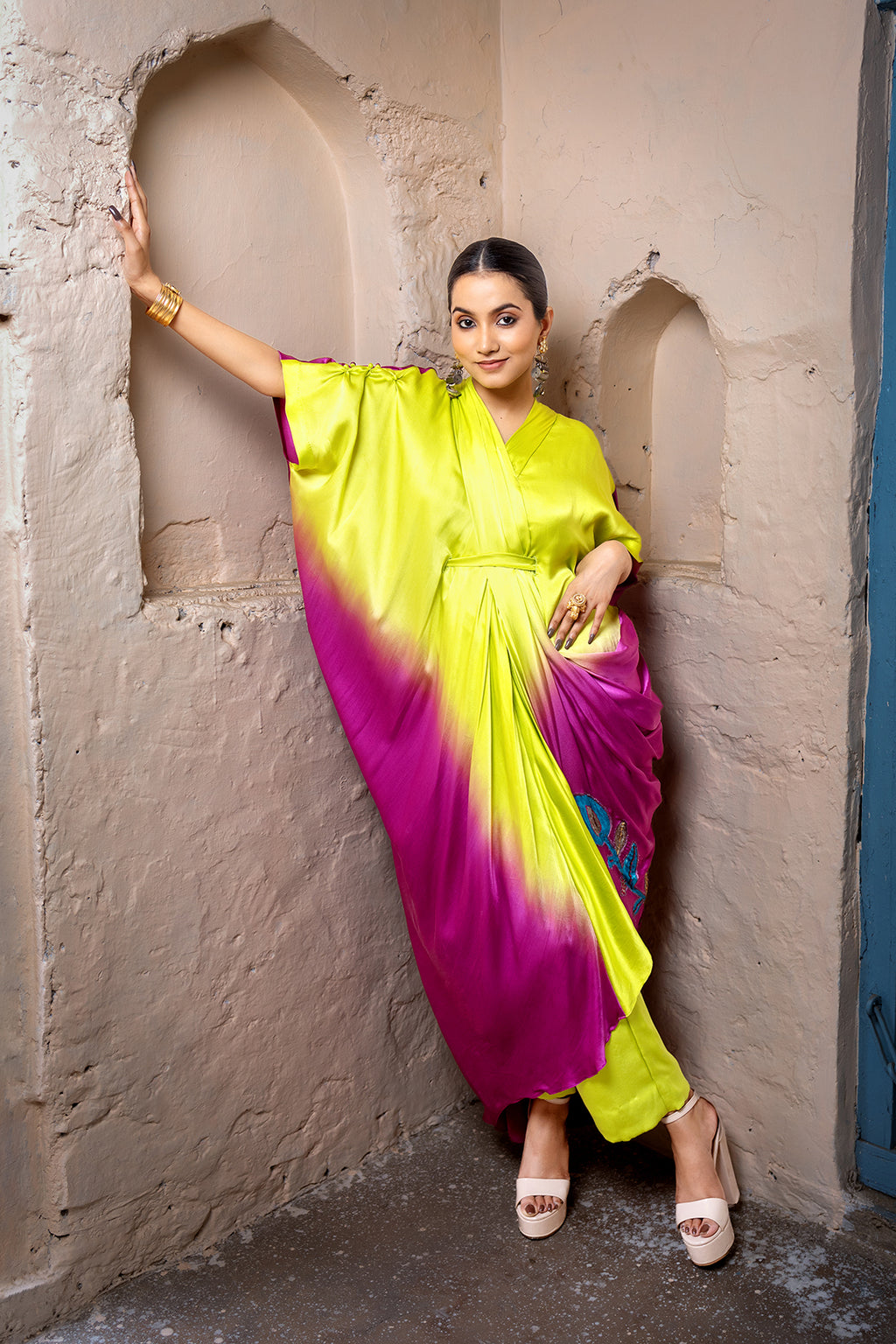 Mukutini Set | Mata ni Pachedi | Silk Satin