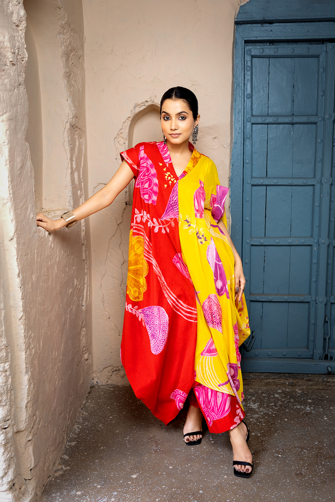 Ratna Set | Mata ni Pachedi | Cotton Silk