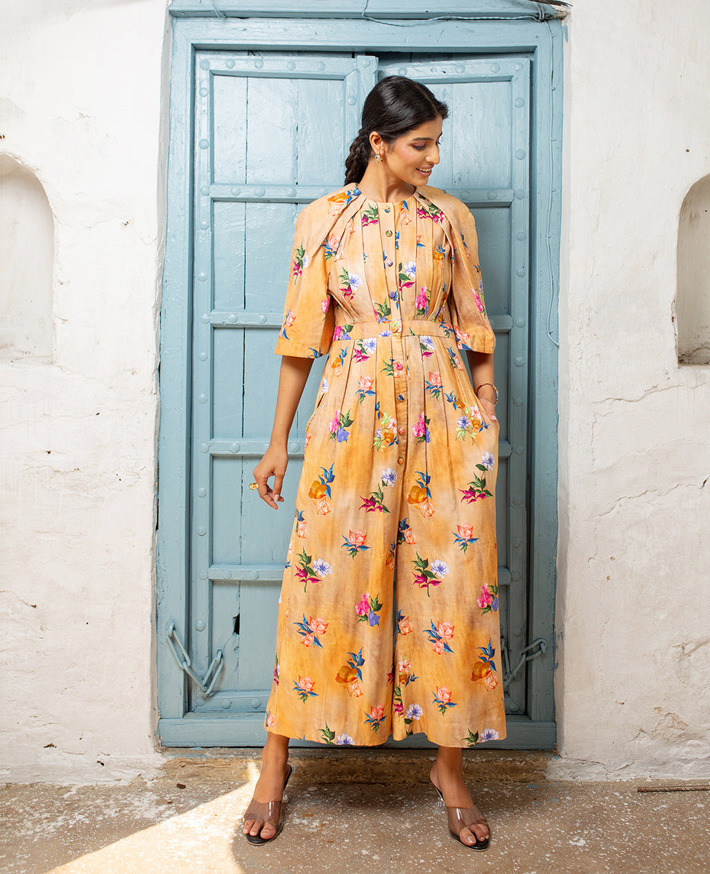 Love In Bloom Jumpsuit | Pachedi Palette | Jumpsuit