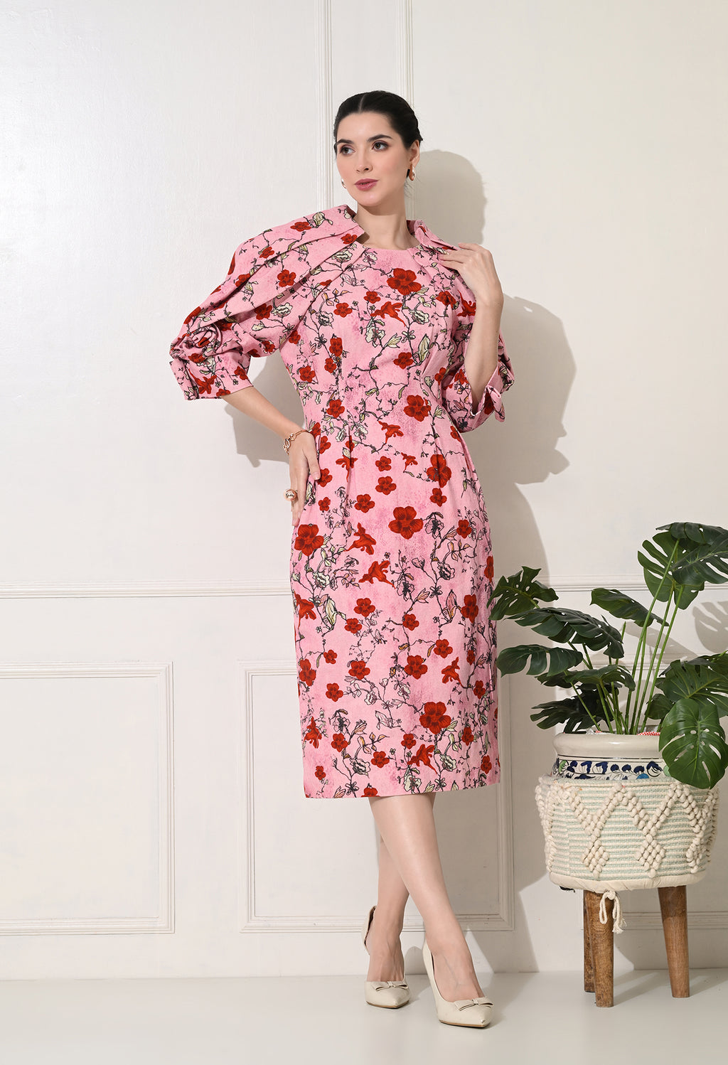 Magnolia Shaft Dress | Picnic | Flax