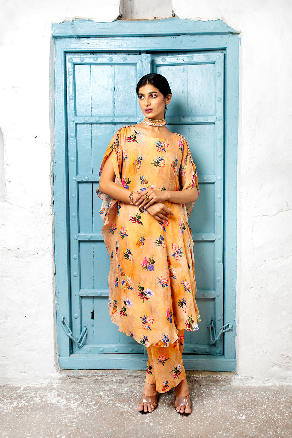 Love In Bloom Tunic Set | Picnic | Silk Crepe