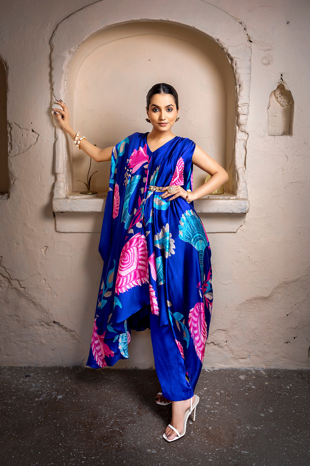 Devi Mukuta Set | Mata ni Pachedi | Silk Satin