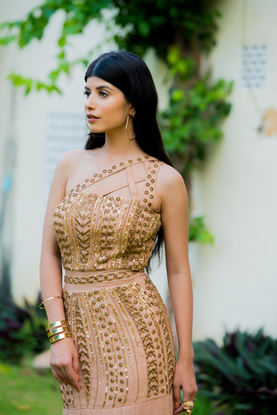 Aurora Gold Gown | Orenda | Georgette