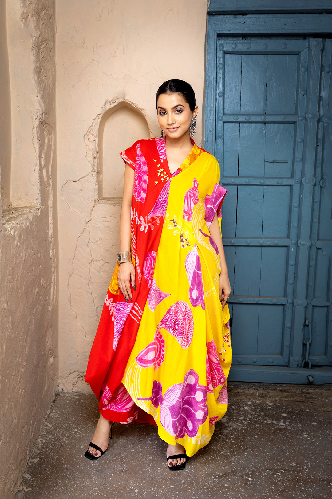 Ratna Set | Mata ni Pachedi | Cotton Silk