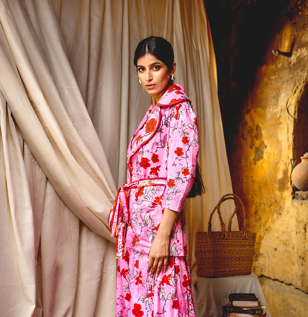 Oriental Bloom Co- ord Set | Picnic | Tencel