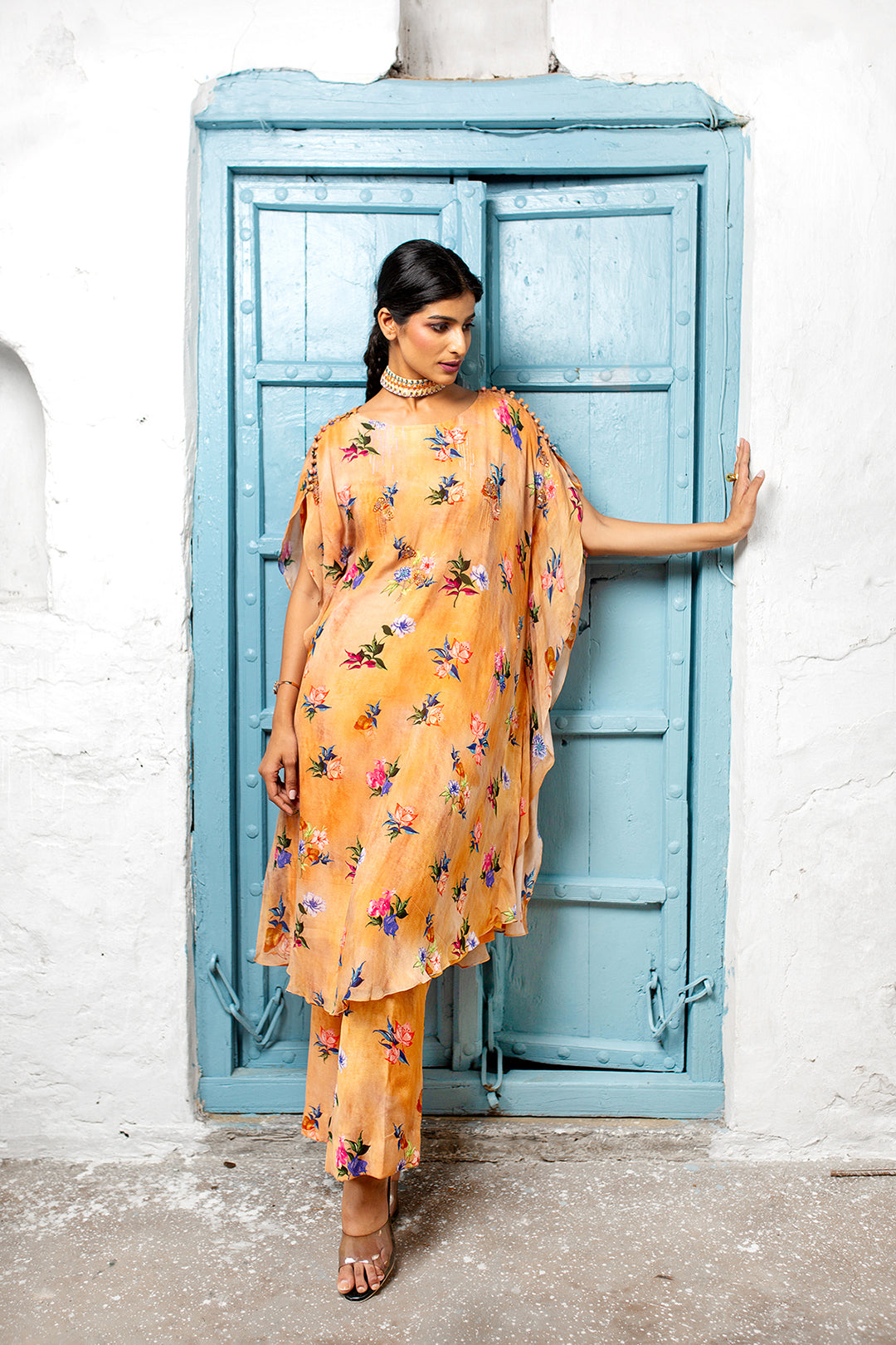 Love In Bloom Tunic Set | Picnic | Silk Crepe