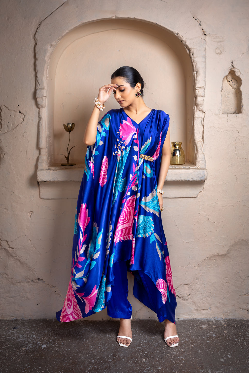 Devi Mukuta Set | Mata ni Pachedi | Silk Satin