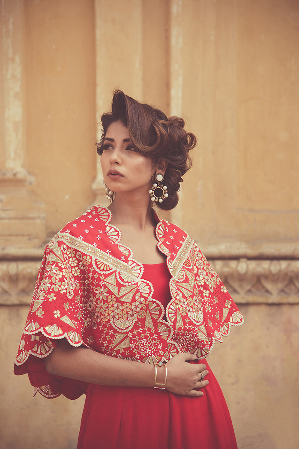 Artemis Tangerine Jumpsuit Set | Artemis |  Georgette