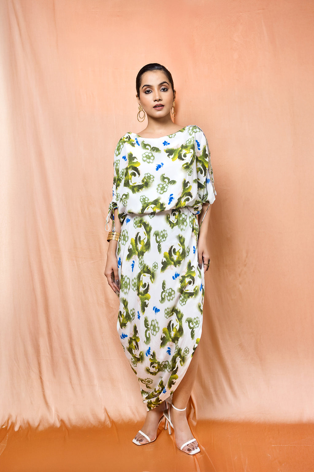 Phool Shakti Dress | Pachedi Palette | Silk Crepe