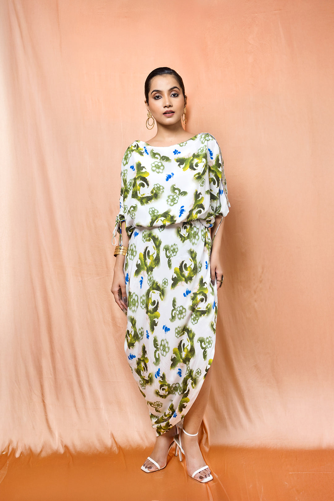 Phool Shakti Dress | Pachedi Palette | Silk Crepe
