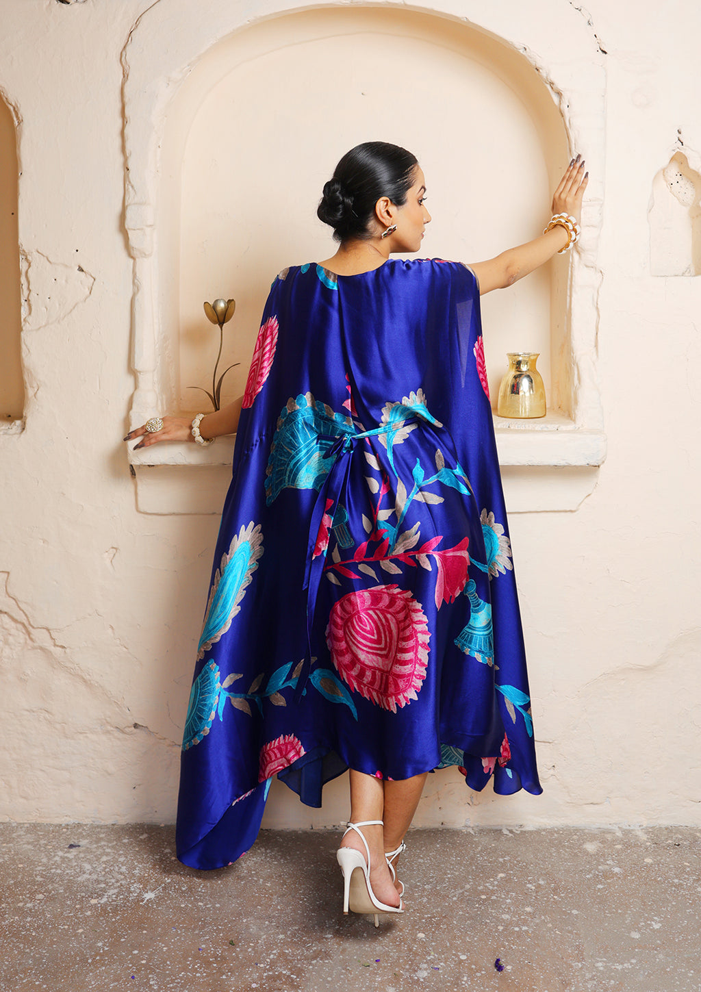 Devi Mukut Dress | Pachedi Palette | Modal Satin