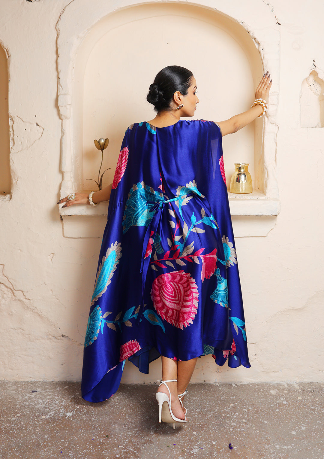 Devi Mukut Dress | Pachedi Palette | Modal Satin