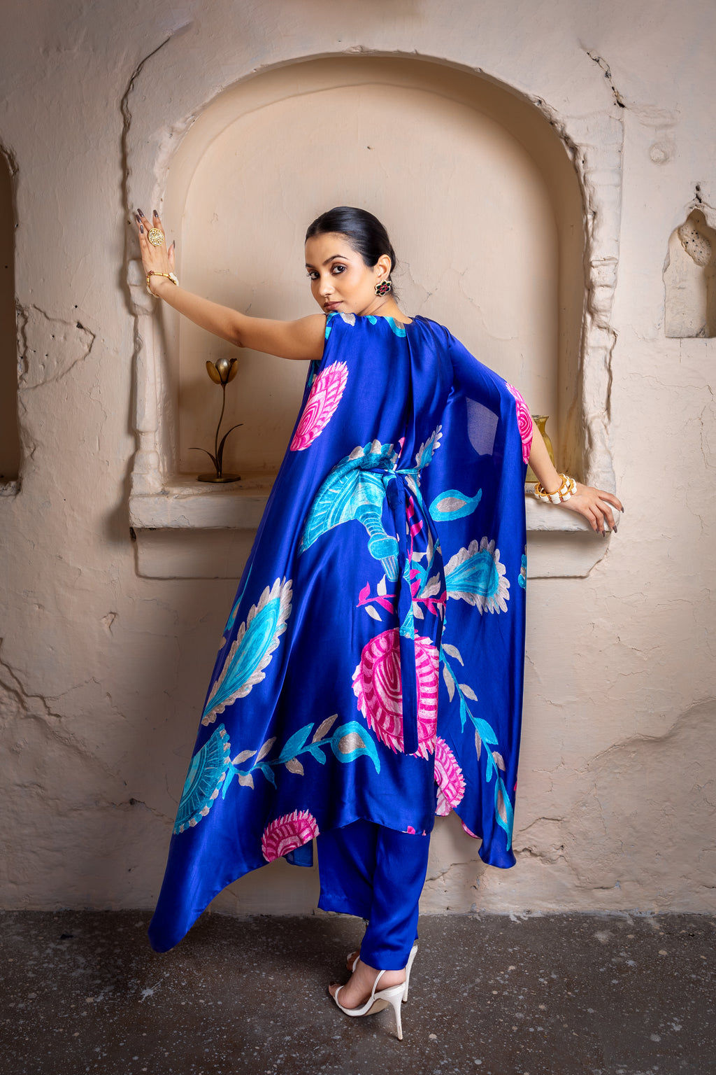 Devi Mukuta Set | Mata ni Pachedi | Silk Satin