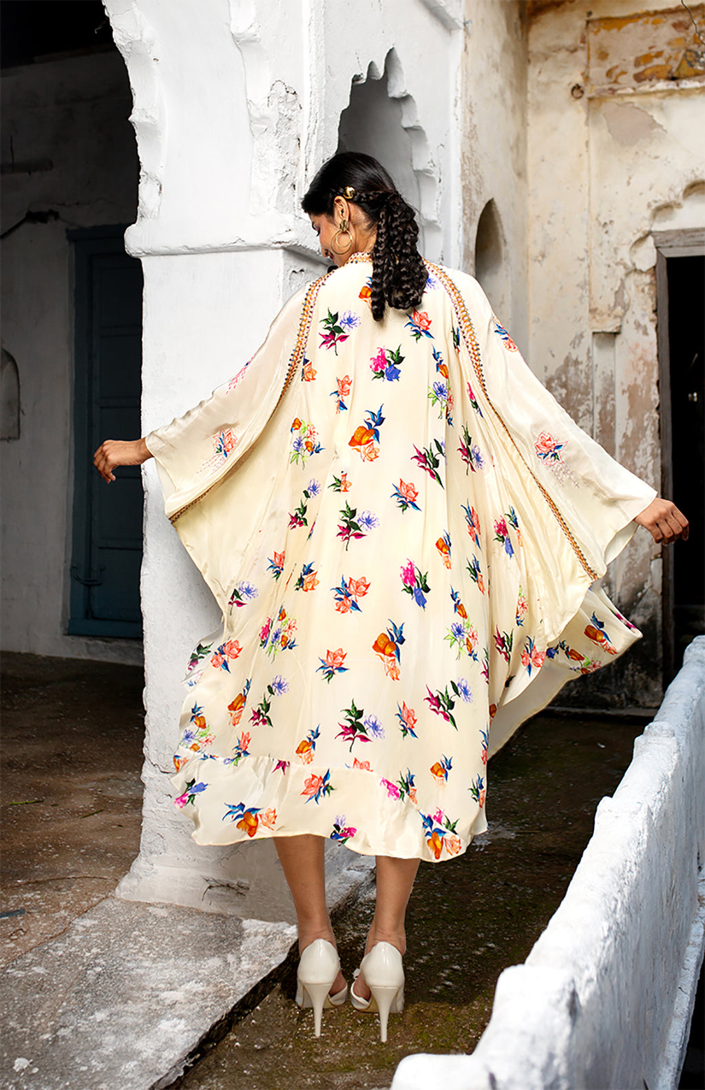 Scent of Garden Kaftan | Picnic | Crepe