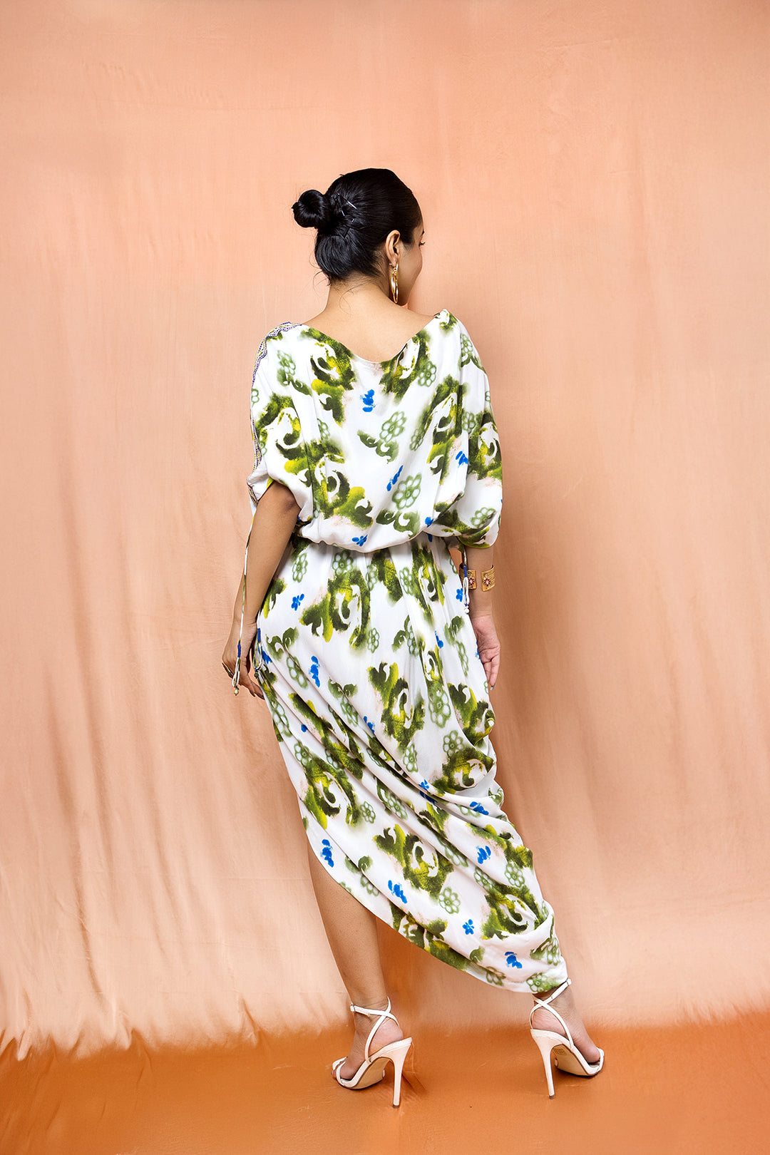 Phool Shakti Dress | Pachedi Palette | Silk Crepe
