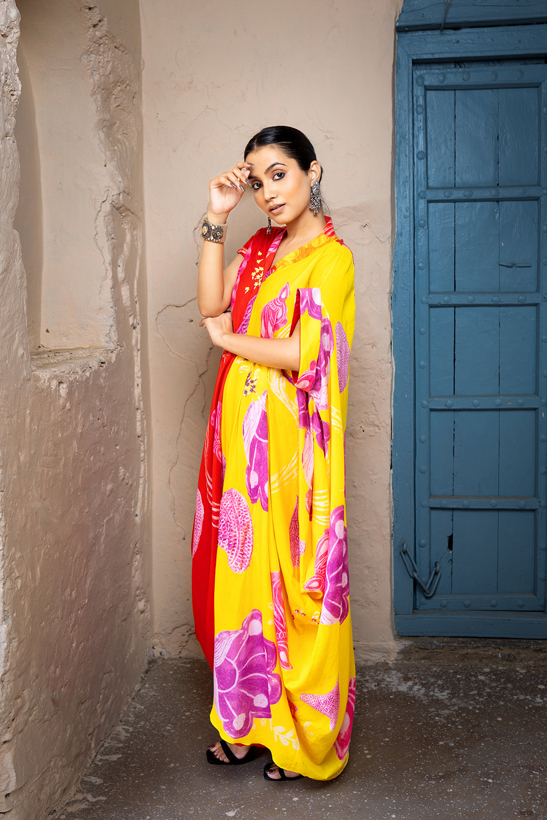 Ratna Set | Mata ni Pachedi | Cotton Silk