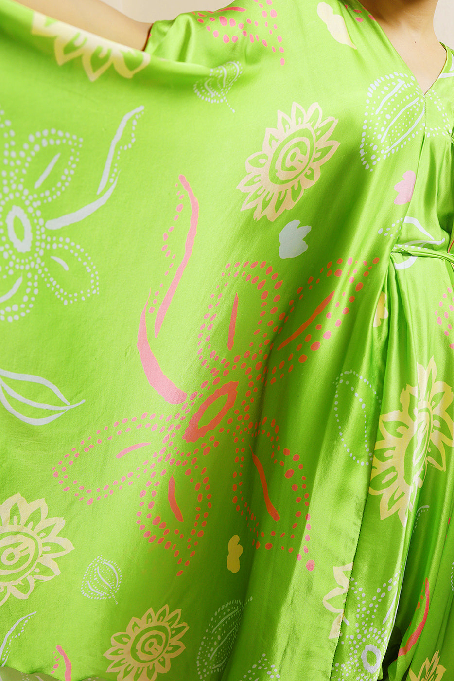 Pachedi Petals Set | Mata ni Pachedi | Modal Satin