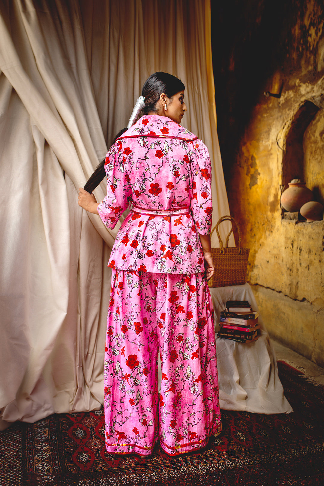 Oriental Bloom Co- ord Set | Picnic | Tencel