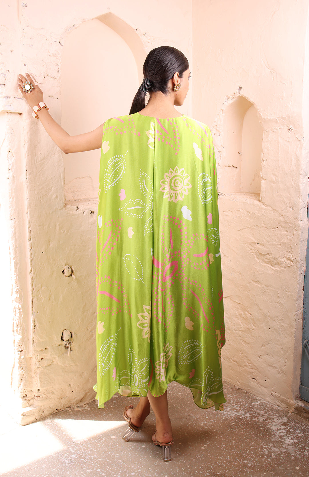 Pachedi Petals Dress | Pachedi Palette | Modal Satin