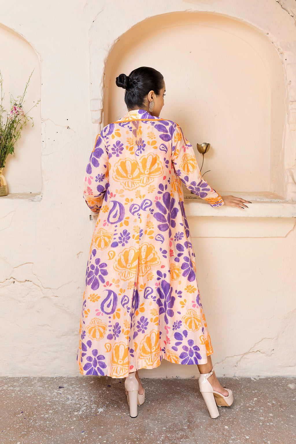 Sunset Paisley Dress | Picnic | Cotton Satin