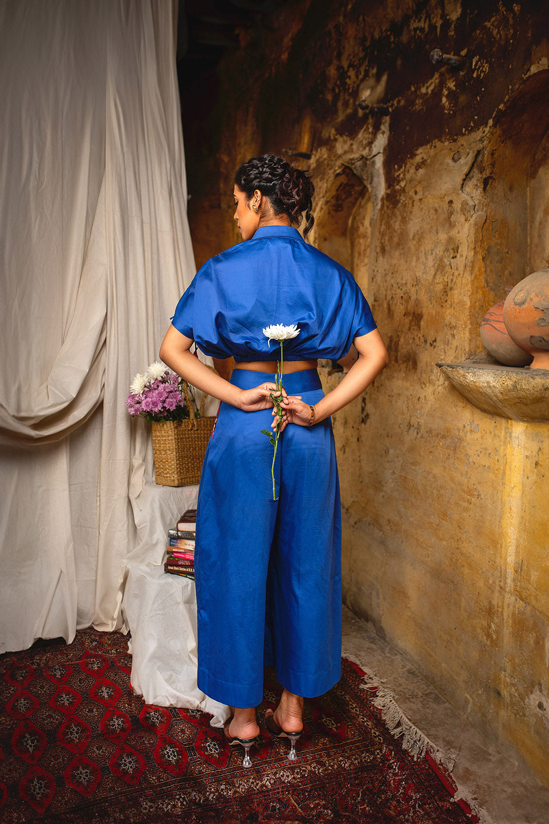 Petal Set - Blue | Picnic | Cotton Satin