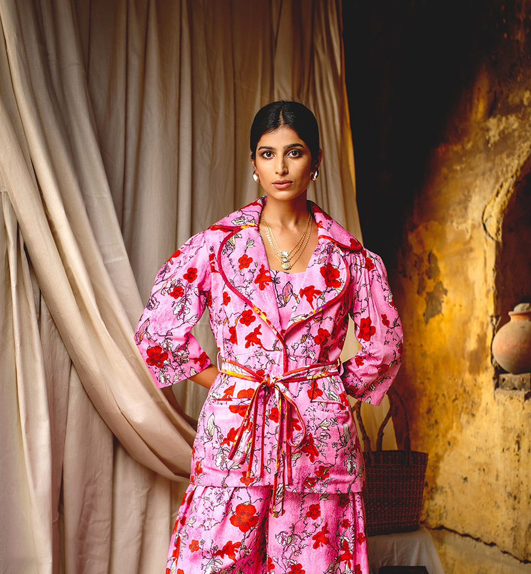 Oriental Bloom Co- ord Set | Picnic | Tencel