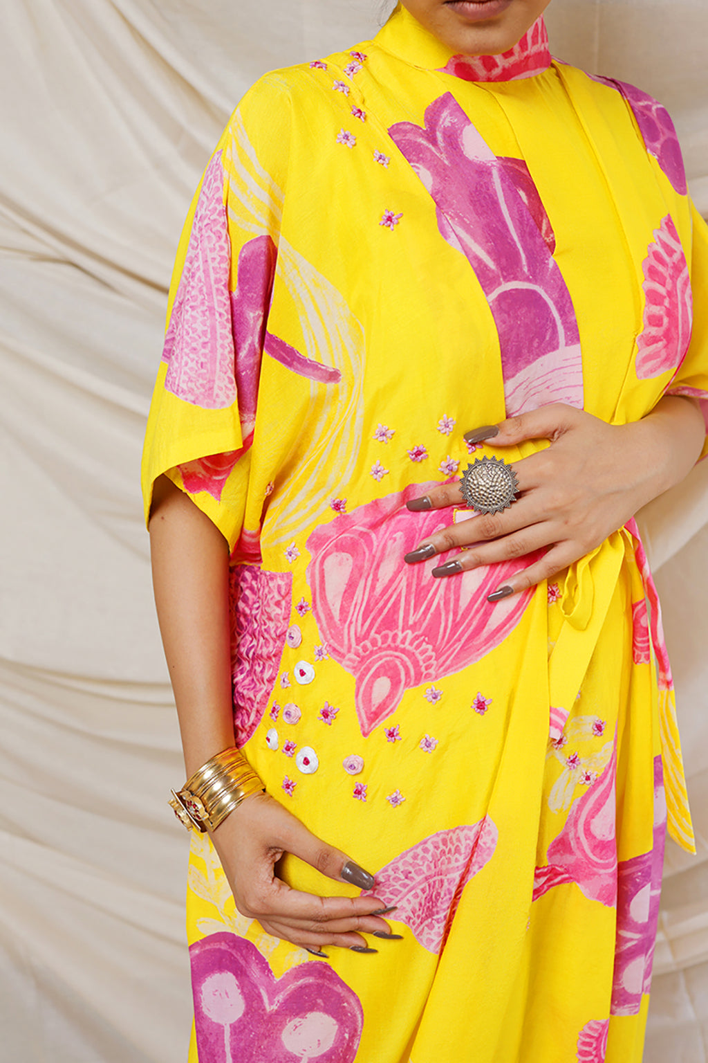 Taj Ratna Tunic | Pachedi Palette | Cotton Silk