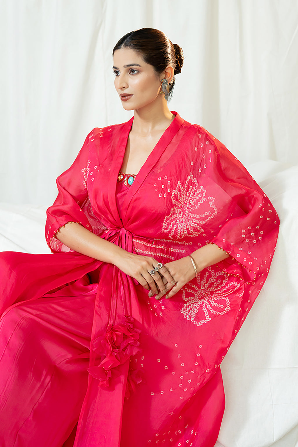Hibiscus Bloom | Garden Story | Satin & Organza