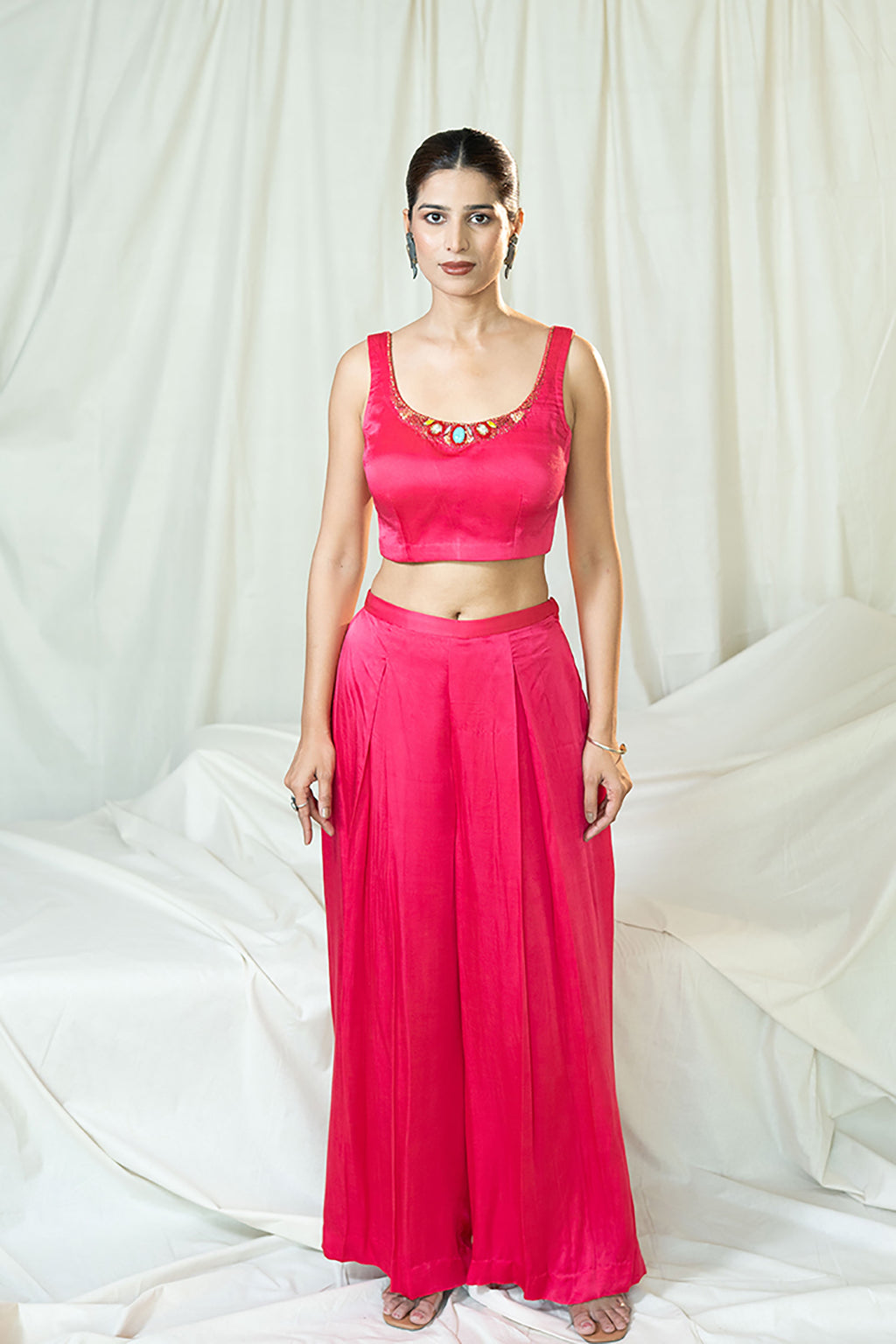 Hibiscus Bloom | Garden Story | Satin & Organza