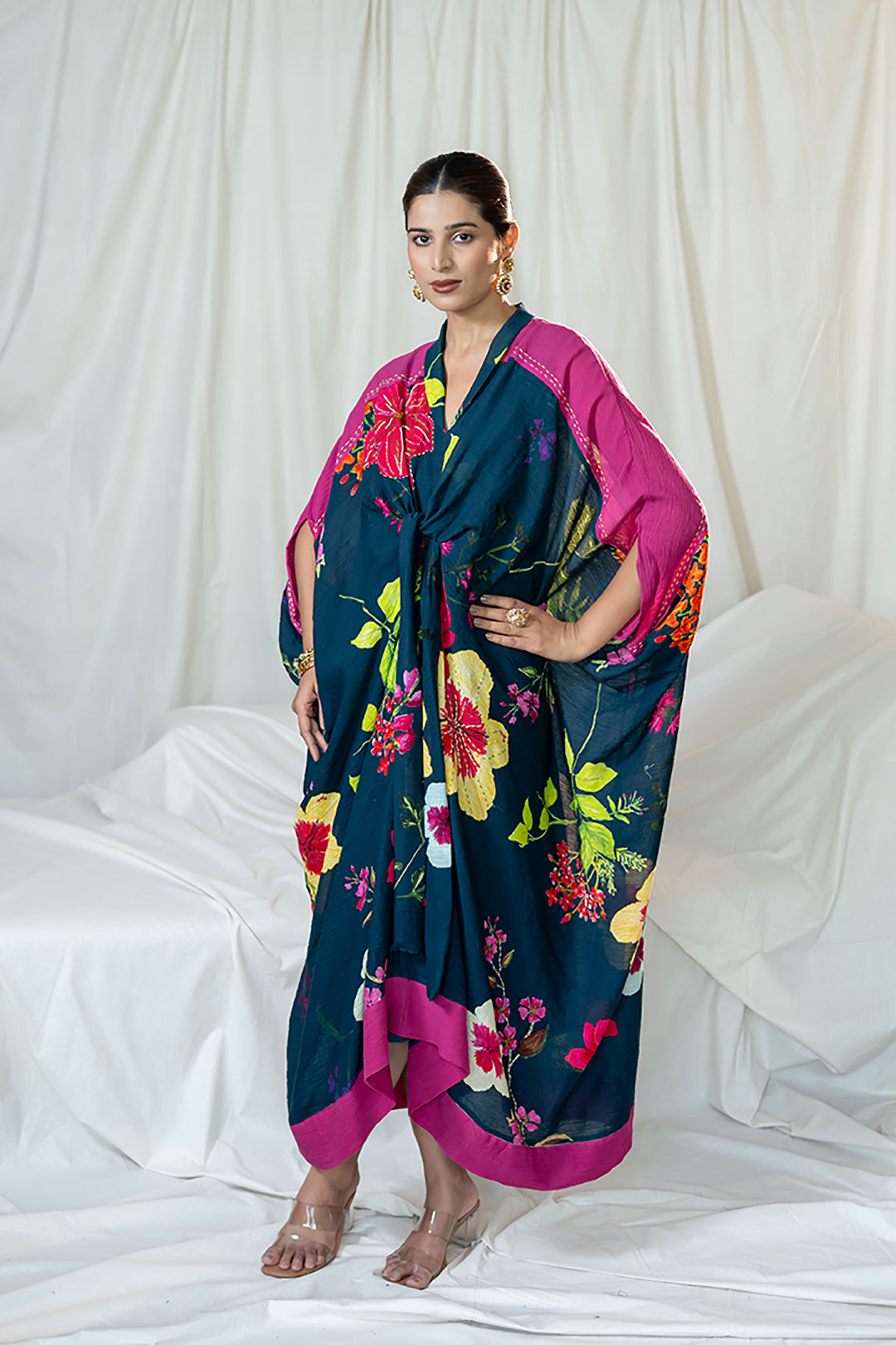 Garden Story Kaftan | Garden Story | Crushed Cotton