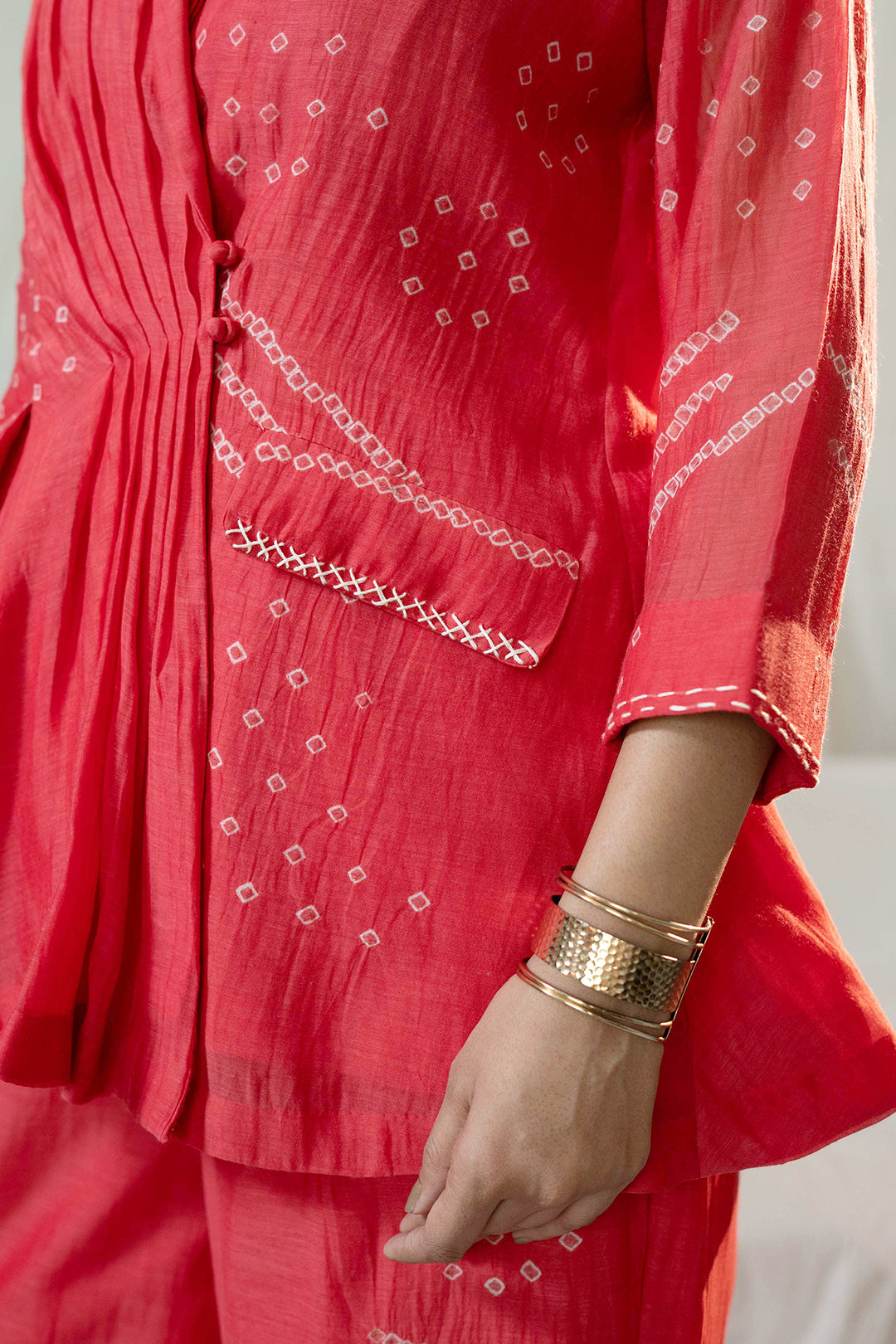 Hibiscus Baagh Set | Garden Story | Chanderi
