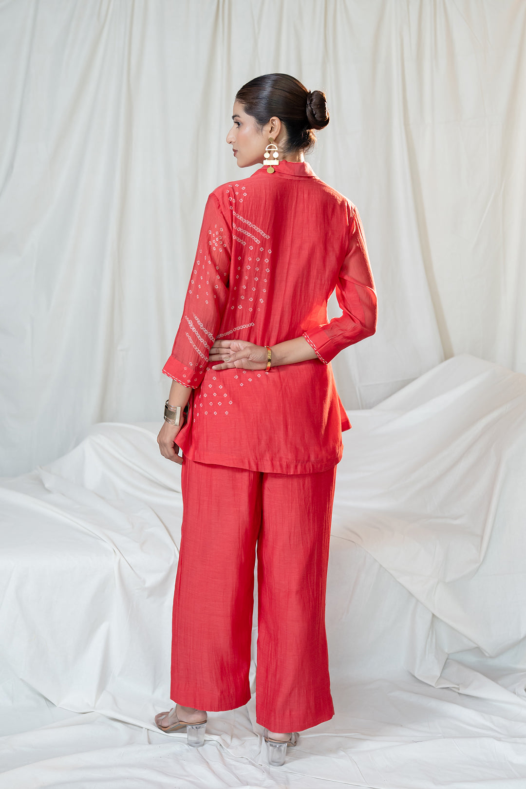 Hibiscus Baagh Set | Garden Story | Chanderi