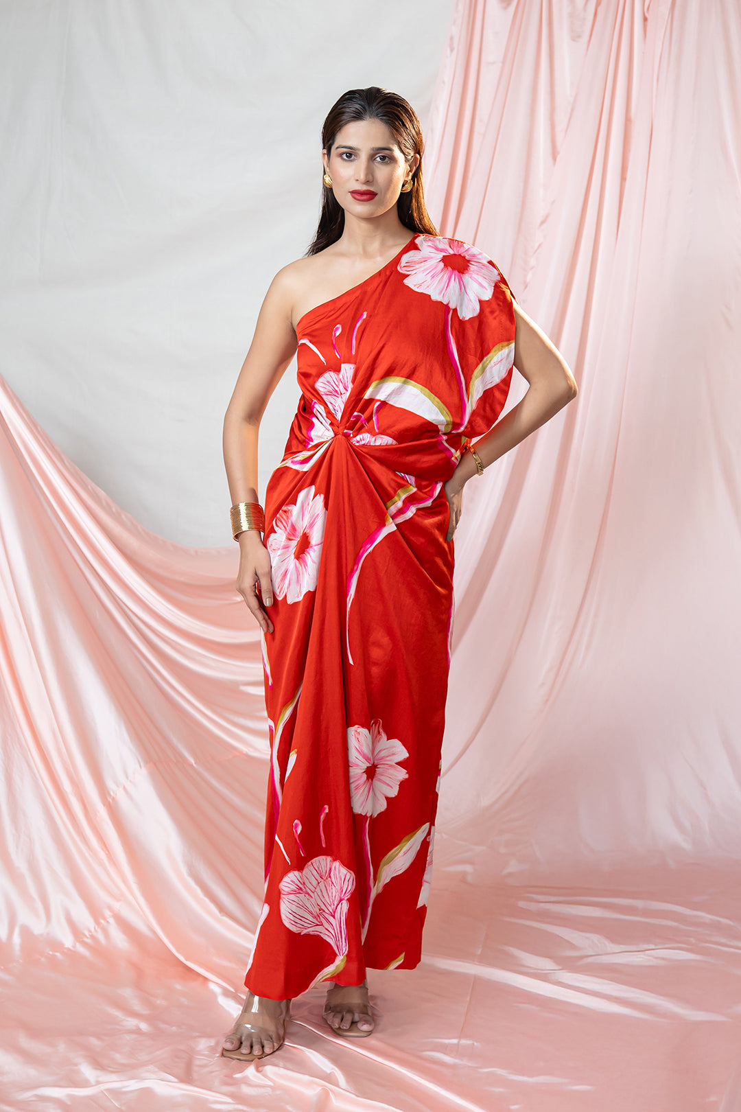 The Anaar Dress | Garden Story | Satin