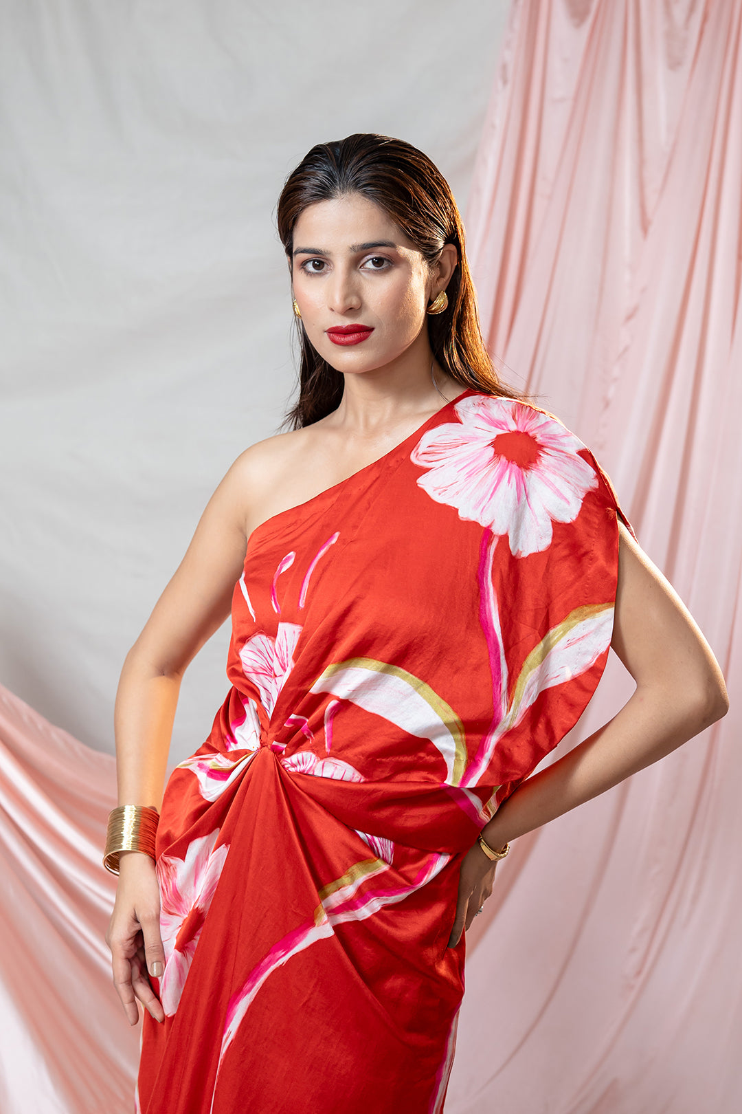 The Anaar Dress | Garden Story | Satin