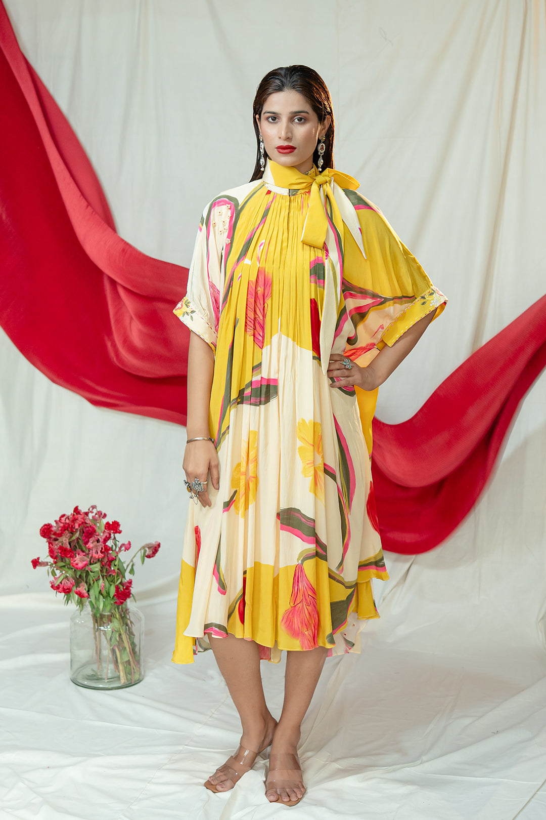 Palette Bloom Dress | Garden Story | Crepe