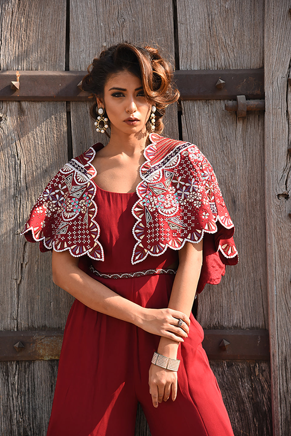 Artemis Berry Jumsuit Set | Artemis |  Georgette