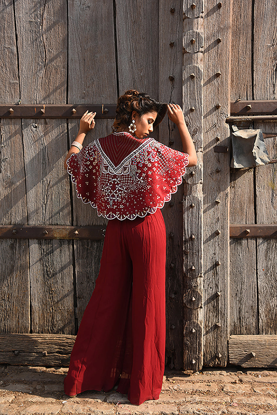 Artemis Berry Jumsuit Set | Artemis |  Georgette